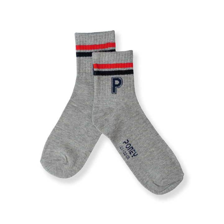 Poney Boy Grey Socks 130-2858