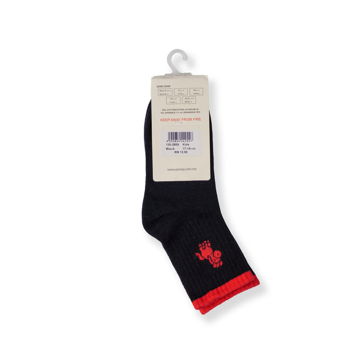 Poney Boy Black Socks 130-2859