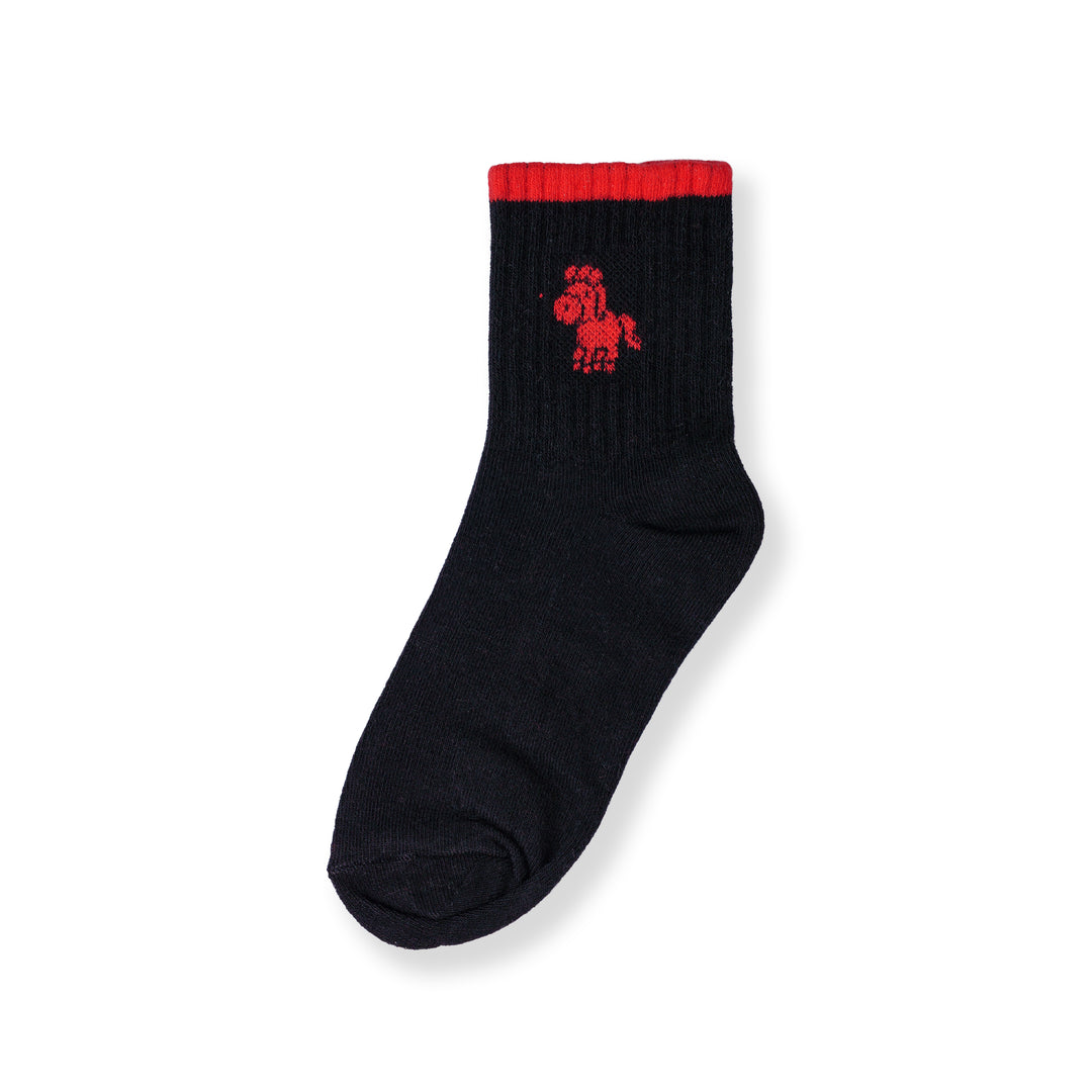 Poney Boy Black Socks 130-2859