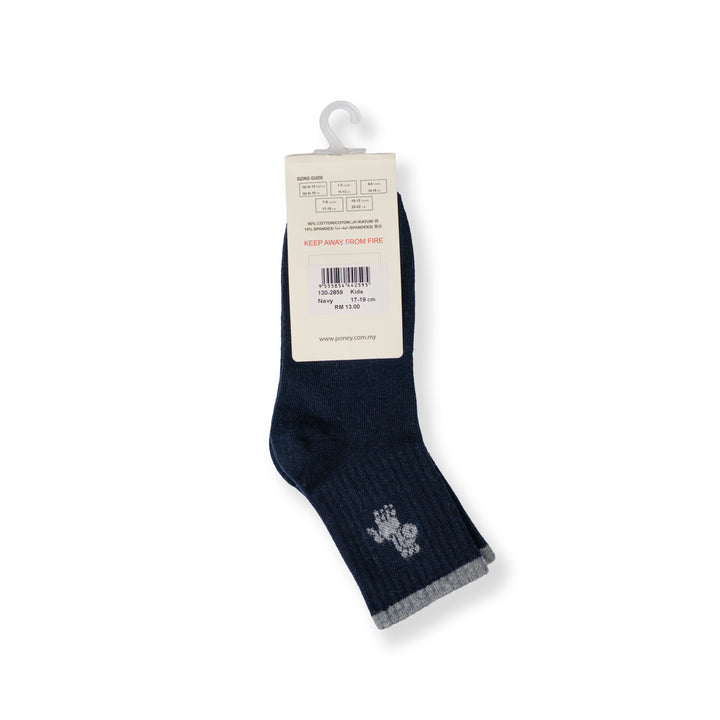 Poney Boy Navy Socks 130-2859