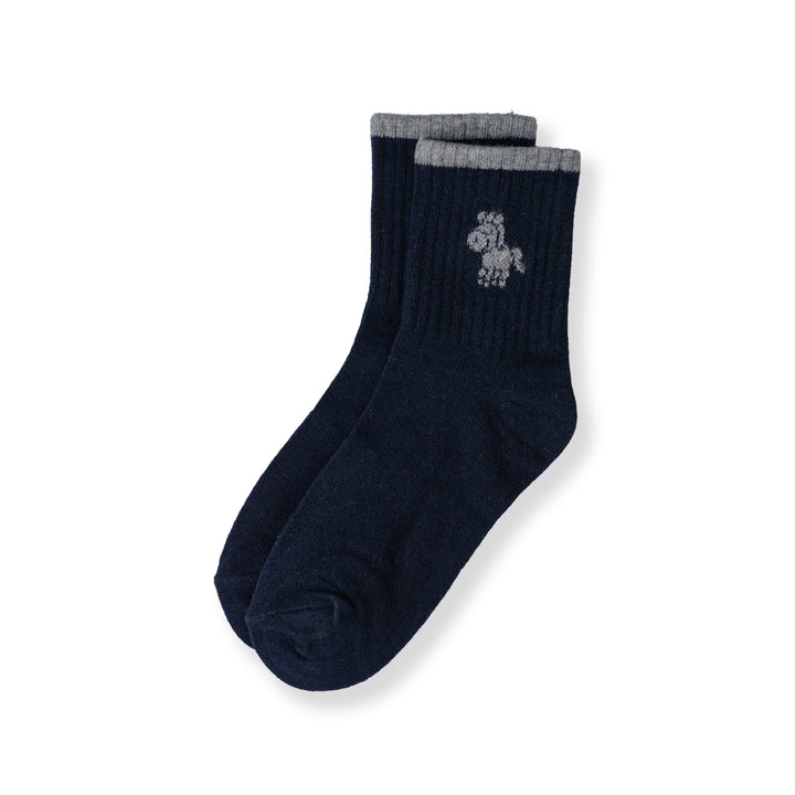Poney Boy Navy Socks 130-2859