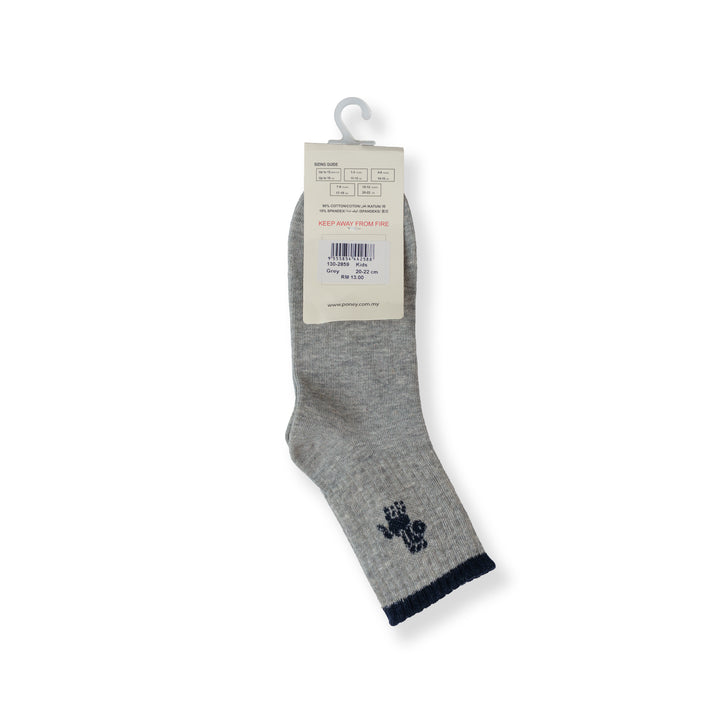 Poney Boy Grey Socks 130-2859