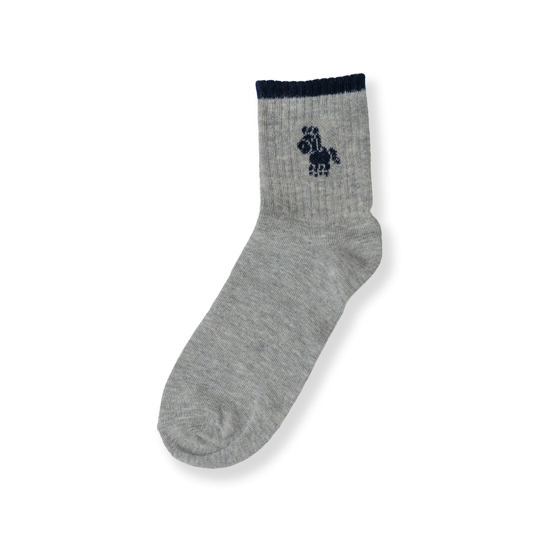 Poney Boy Grey Socks 130-2859