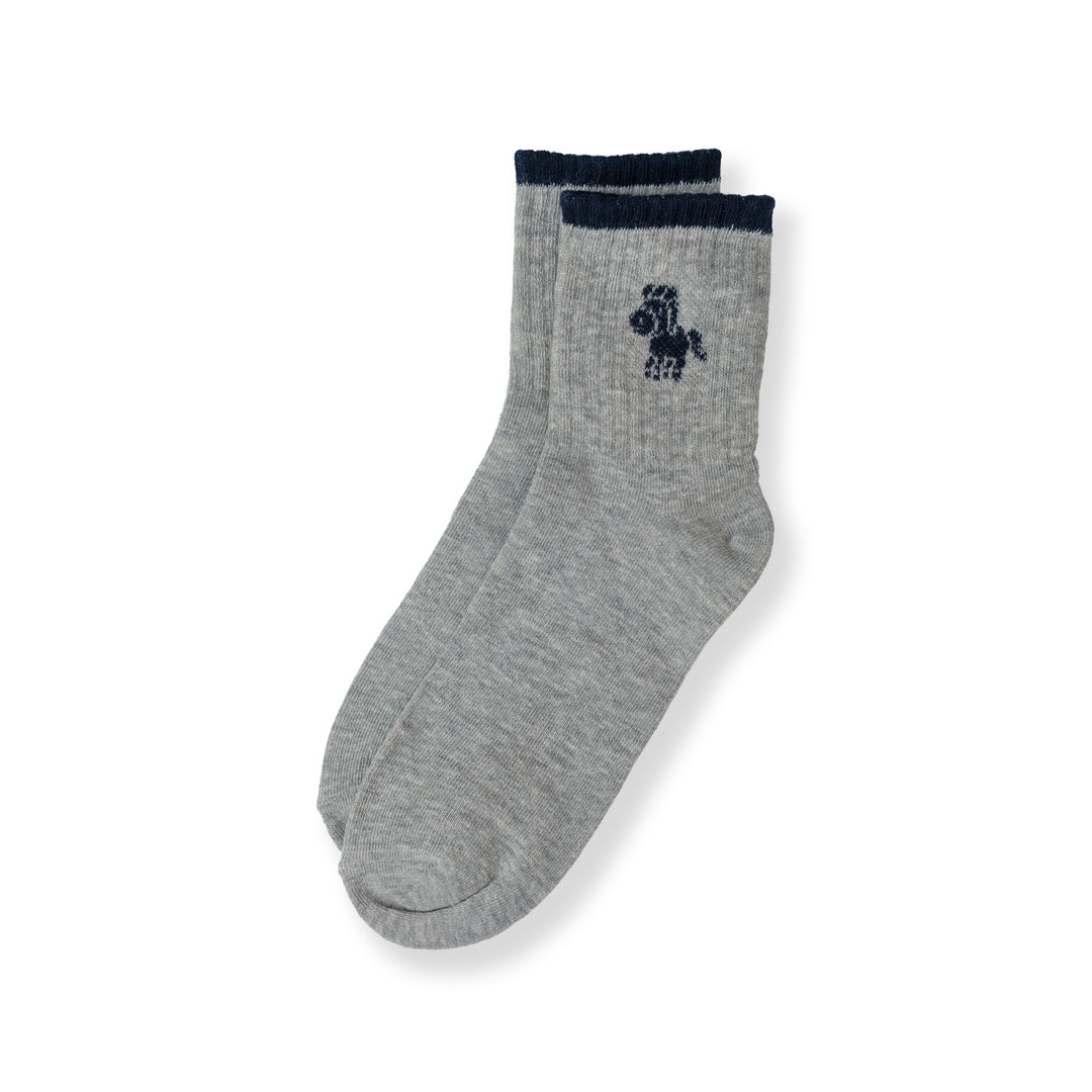Poney Boy Grey Socks 130-2859