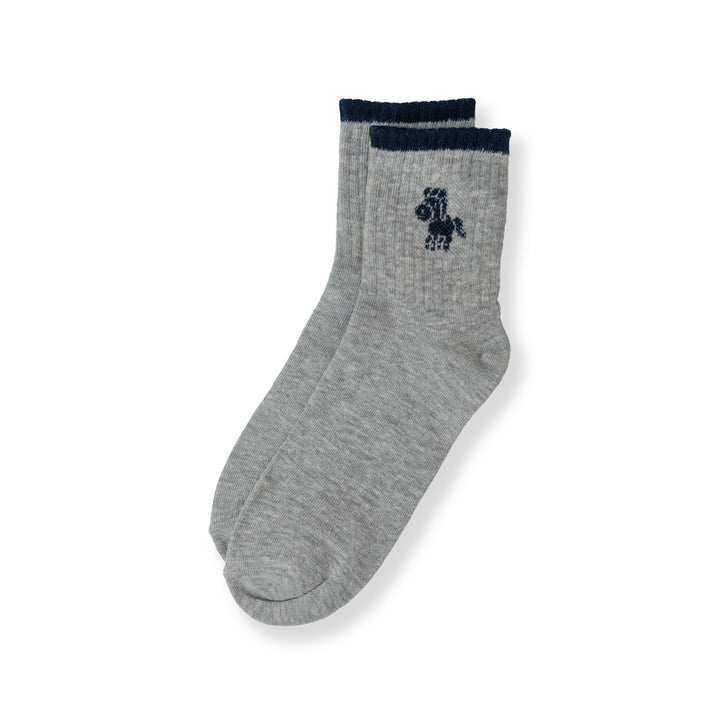 Poney Boy Grey Socks 130-2859