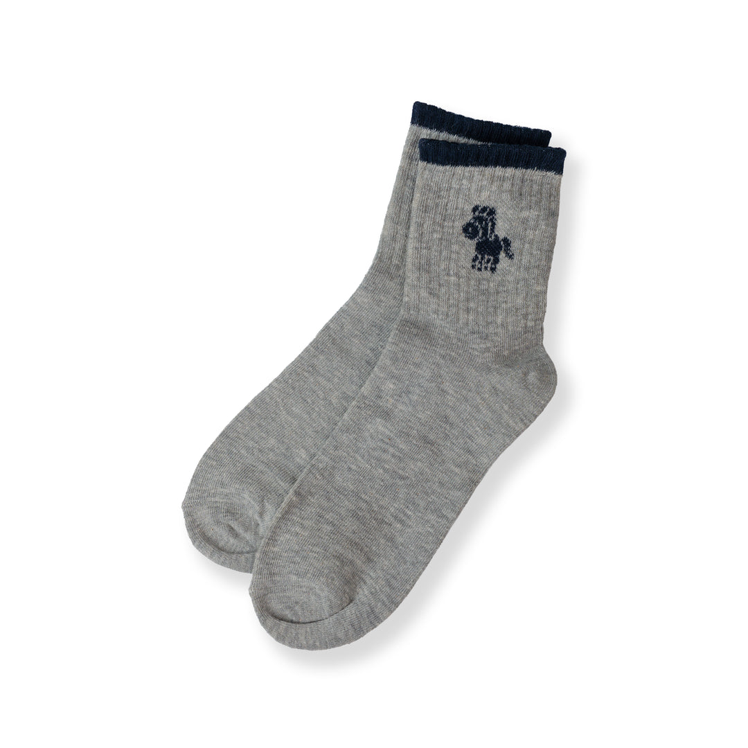 Poney Boy Grey Socks 130-2859