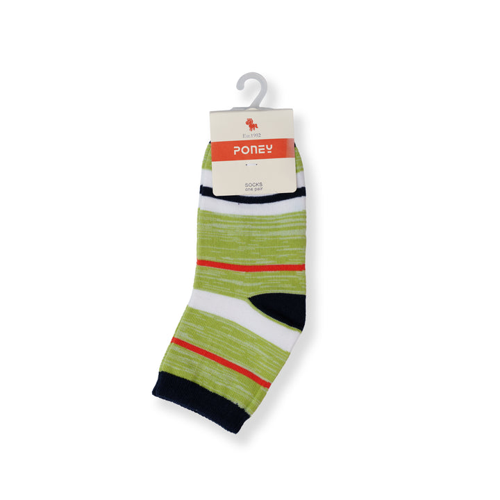 Poney Unisex Green Socks 130-3003K