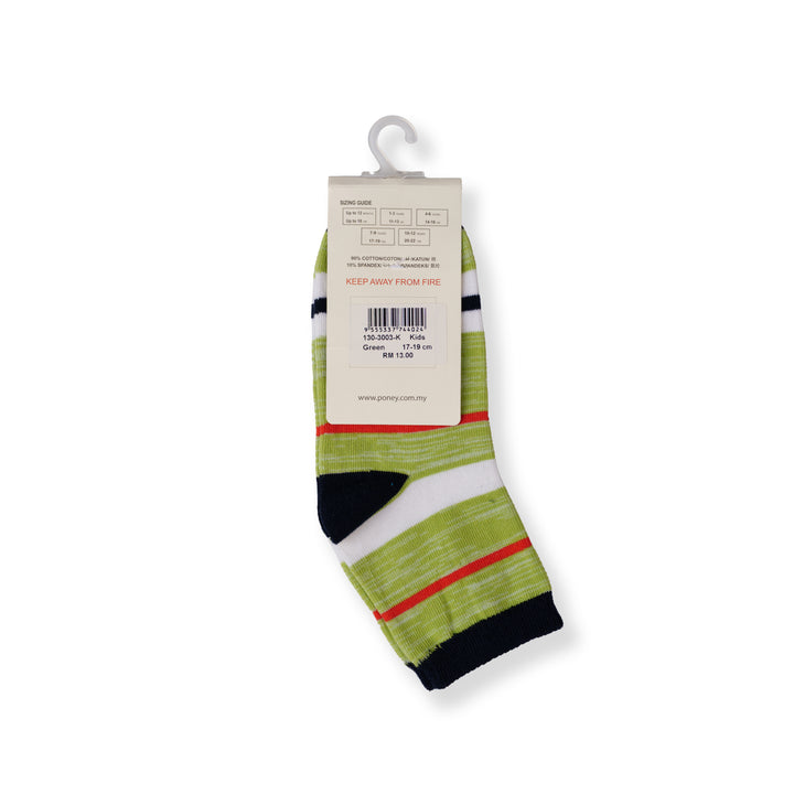 Poney Unisex Green Socks 130-3003K