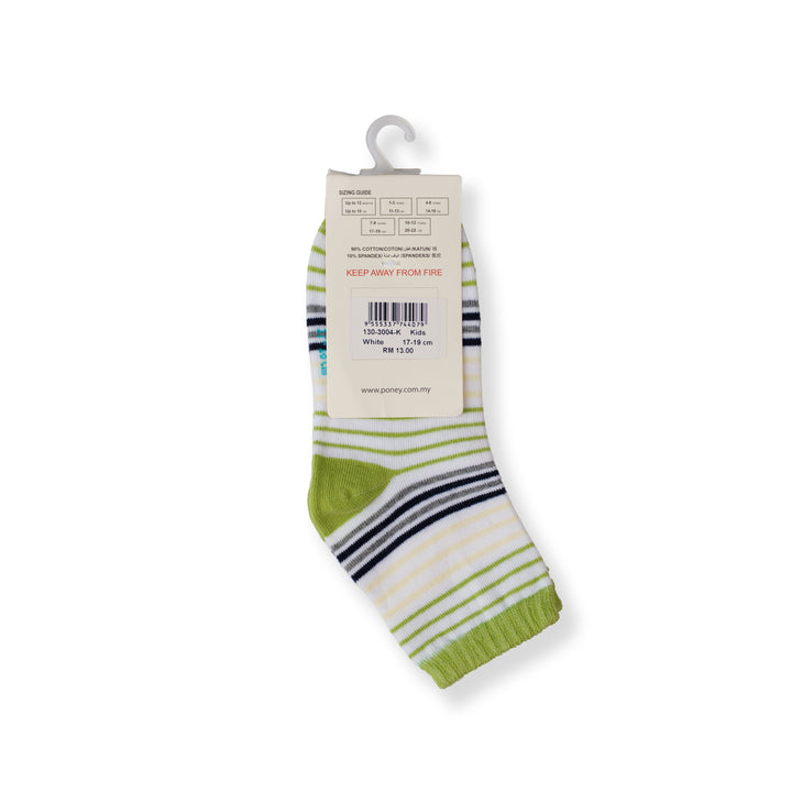 Poney Unisex White Socks 130-3004K