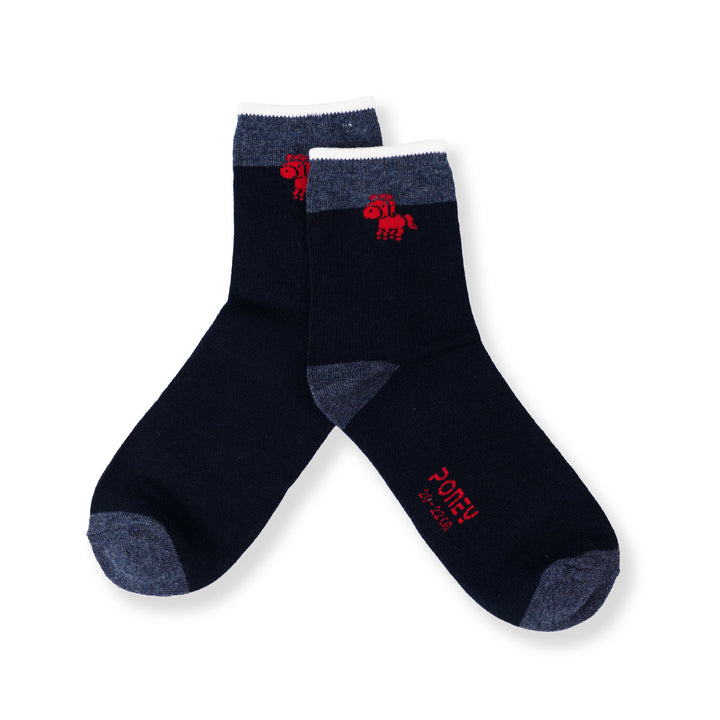 Poney Unisex Midnight Navy Socks 130-3215