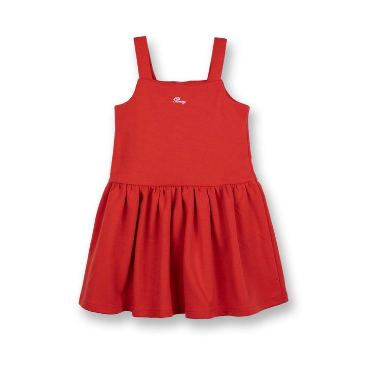 Poney Girls Red Sleeveless Dress