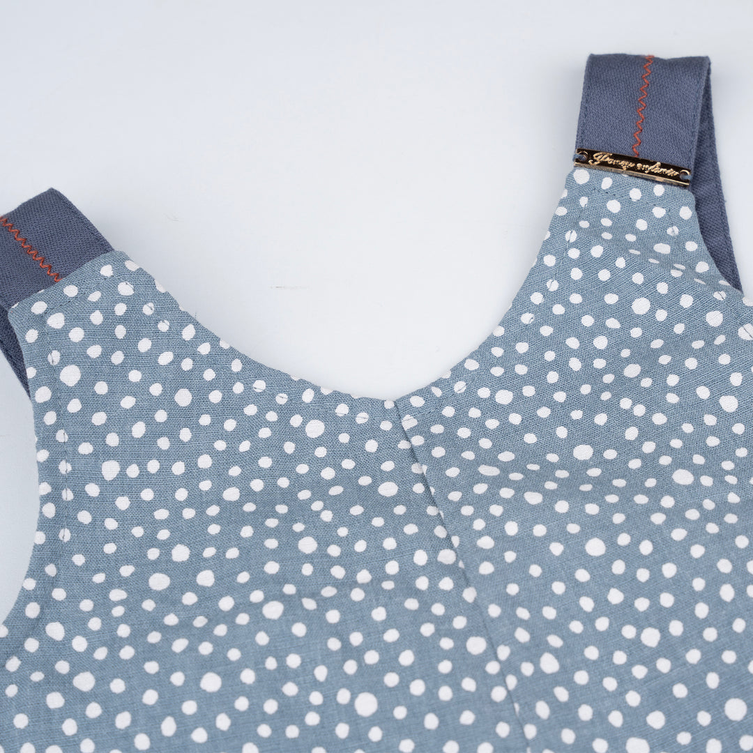 Poney Girls Blue Sleeveless Jumpsuit 3366