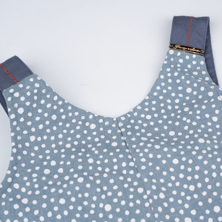 Poney Girls Blue Sleeveless Jumpsuit 3366