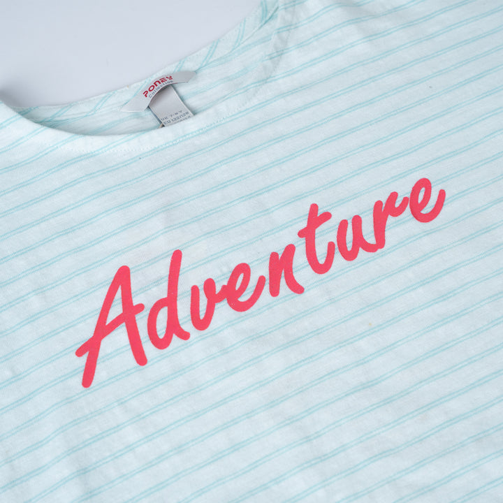 Poney Girls Green Adventure S/Sleeve Tee
