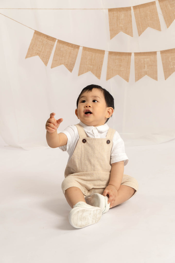 Theo Short Sleeve Shirt & Dungaree Set