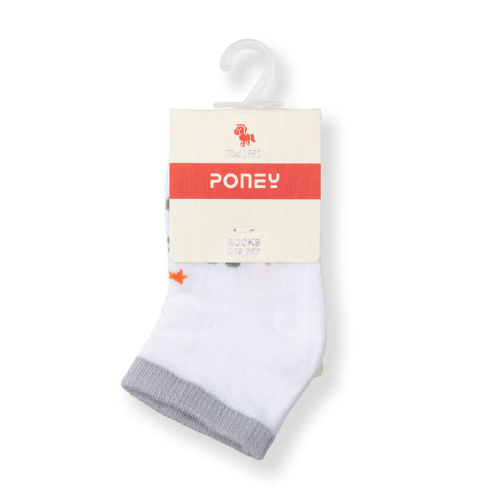 [NEW] Poney Baby Boys White Skyline Stripe Socks 2106AB