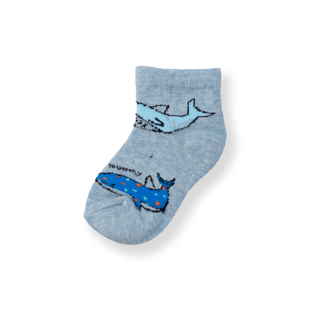 [NEW] Poney Baby Boys Blue Cute Graphic Socks 2107AB
