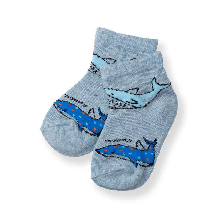 [NEW] Poney Baby Boys Blue Cute Graphic Socks 2107AB
