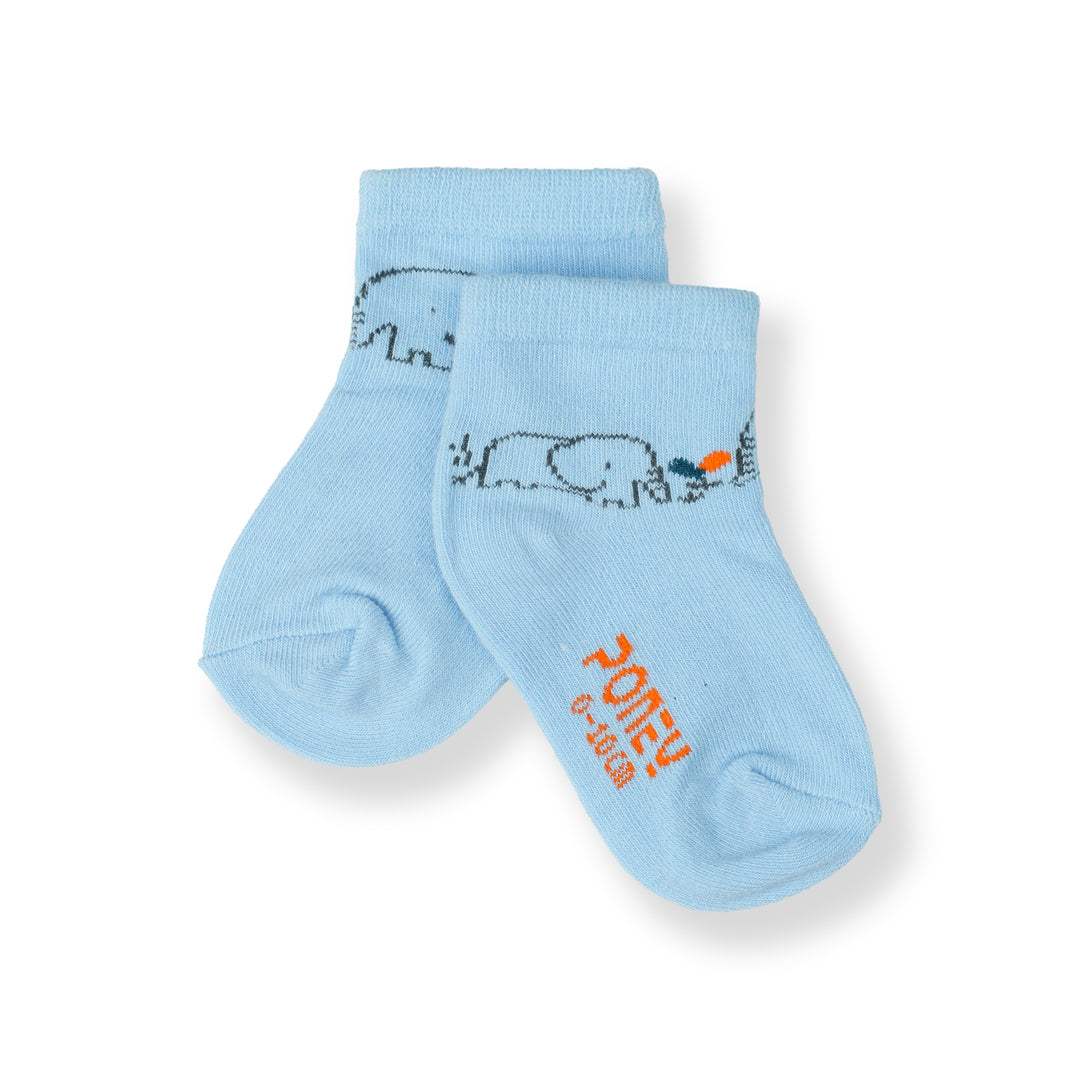 Poney Baby Boys Blue Socks 2110AB