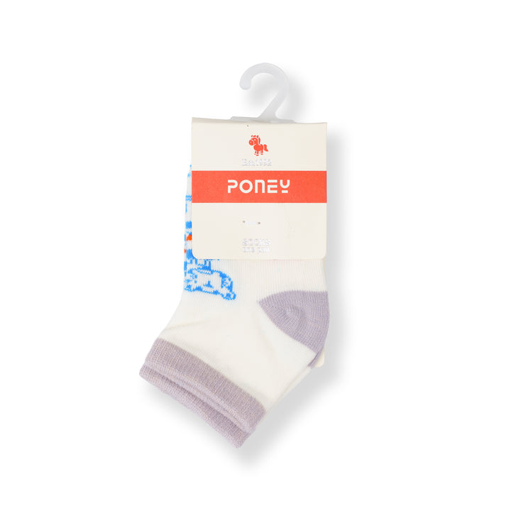 Poney Baby Boys White Socks 2111AB
