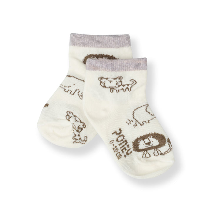 Poney Baby Boys White Socks 2112AB