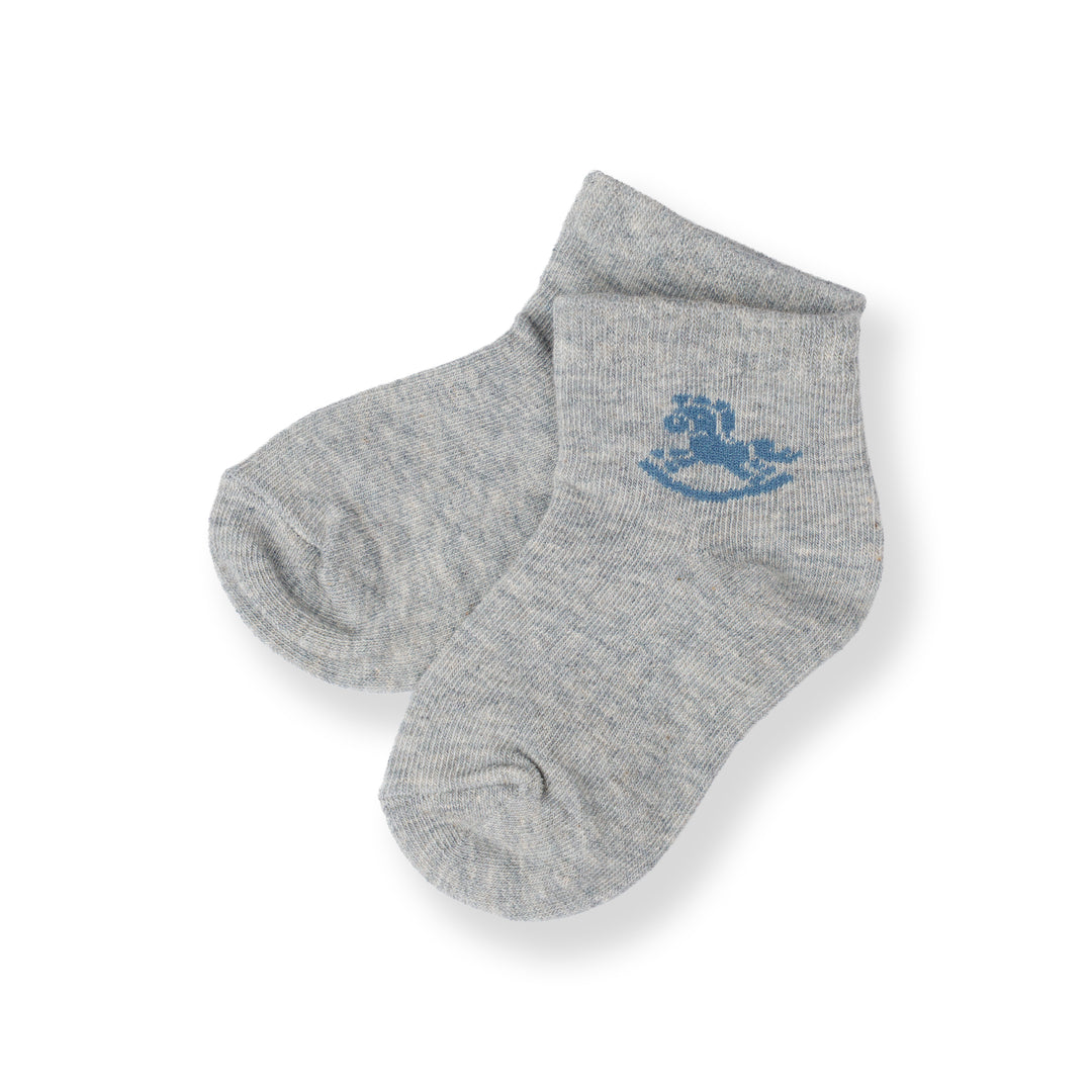 Poney Baby Boys Melange Socks 2114AB
