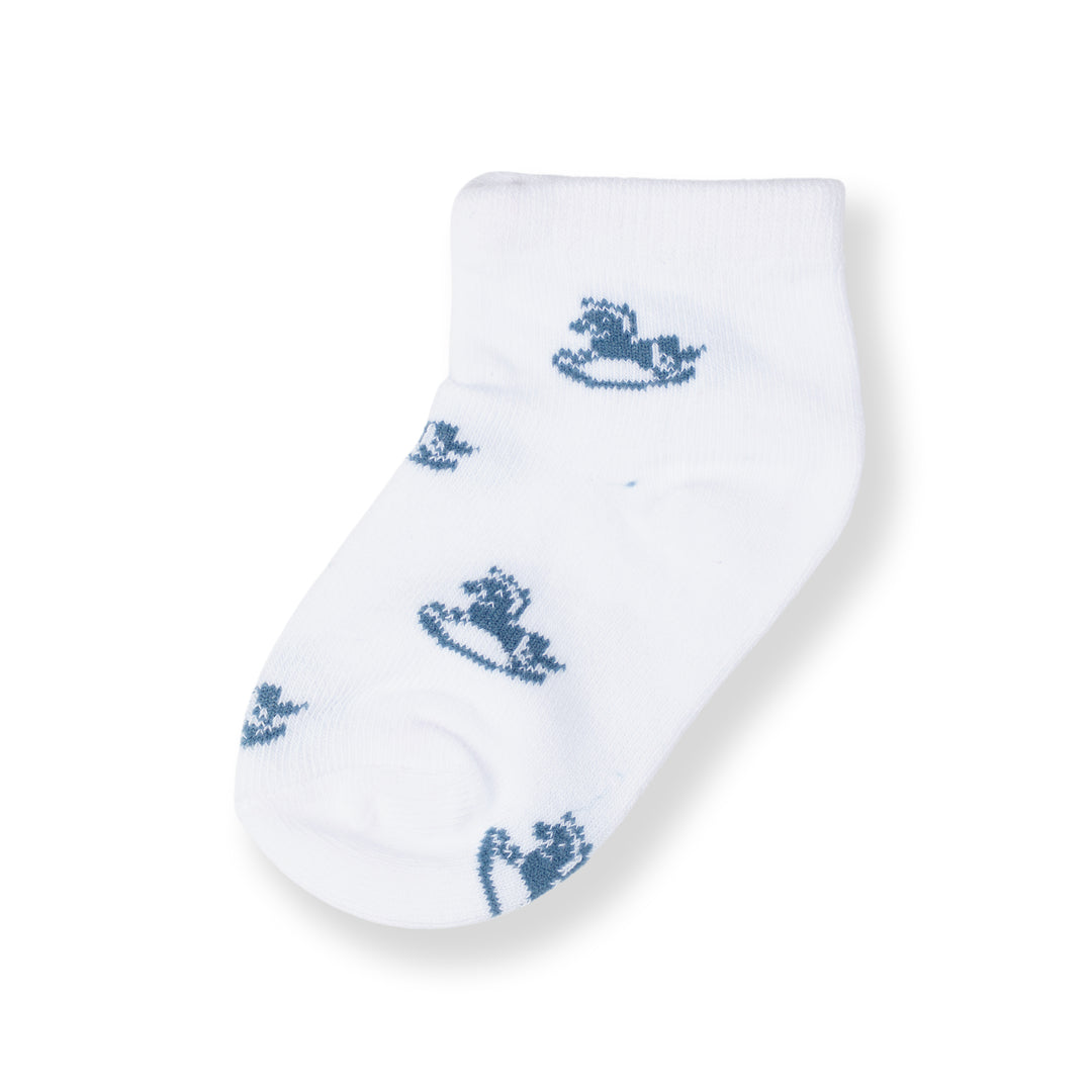 Poney Baby Boys White Socks 2115AB