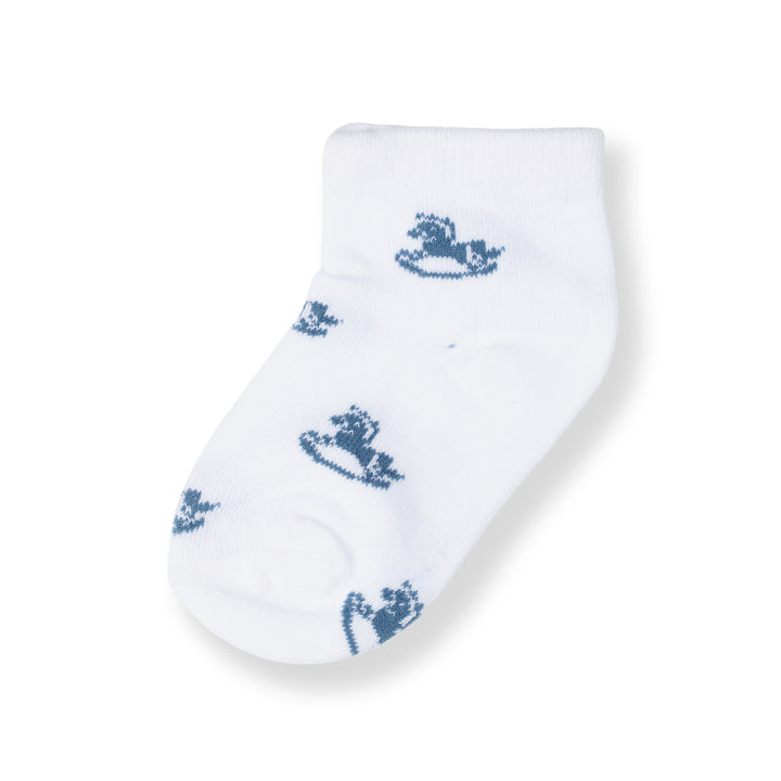 Poney Baby Boys White Socks 2115AB
