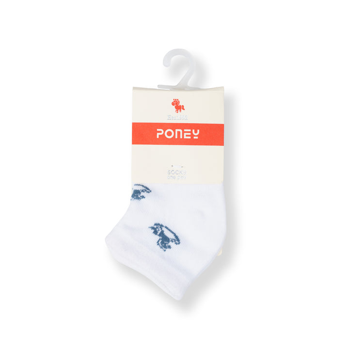 Poney Baby Boys White Socks 2115AB
