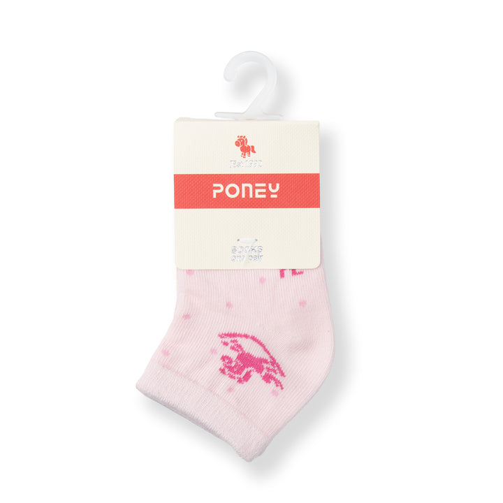 [NEW] Poney Baby Girls Light Pink Poney Rocking Horse Socks 2118AB