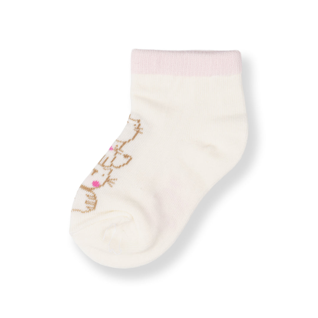 Poney Baby Girls White Socks 2125AB