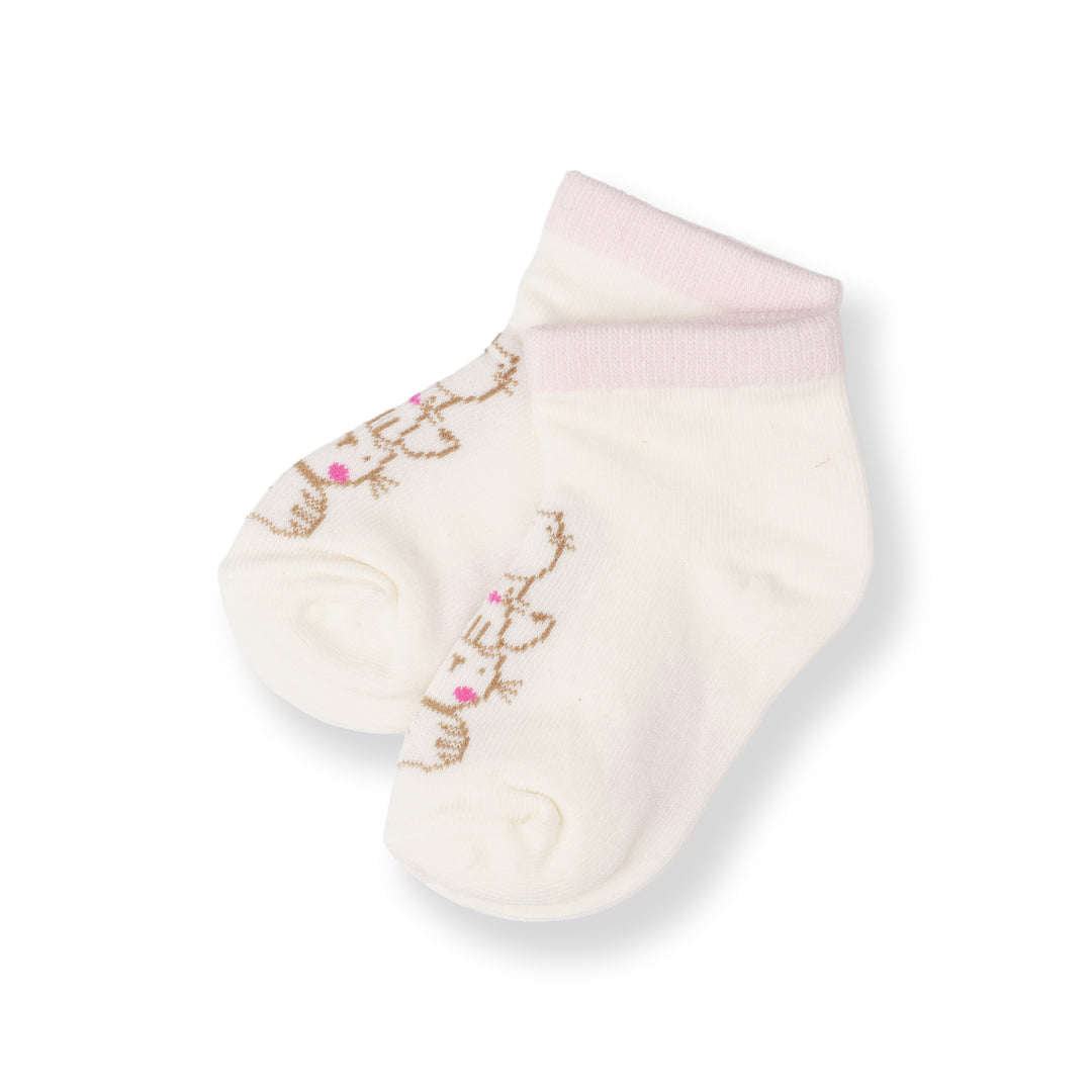 Poney Baby Girls White Socks 2125AB