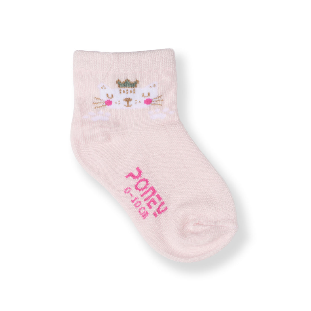 Poney Baby Girls Pink Socks 2126AB