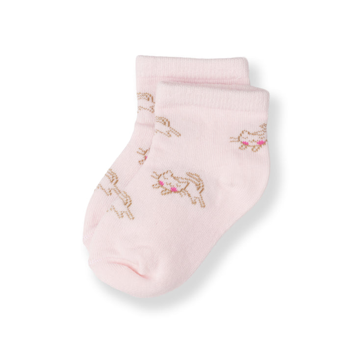 Poney Baby Girls Pink Socks 2127AB