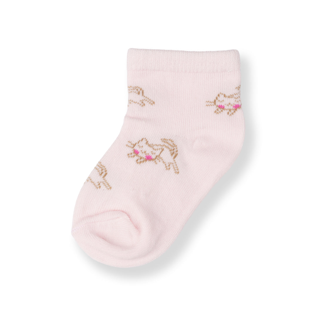 Poney Baby Girls Pink Socks 2127AB
