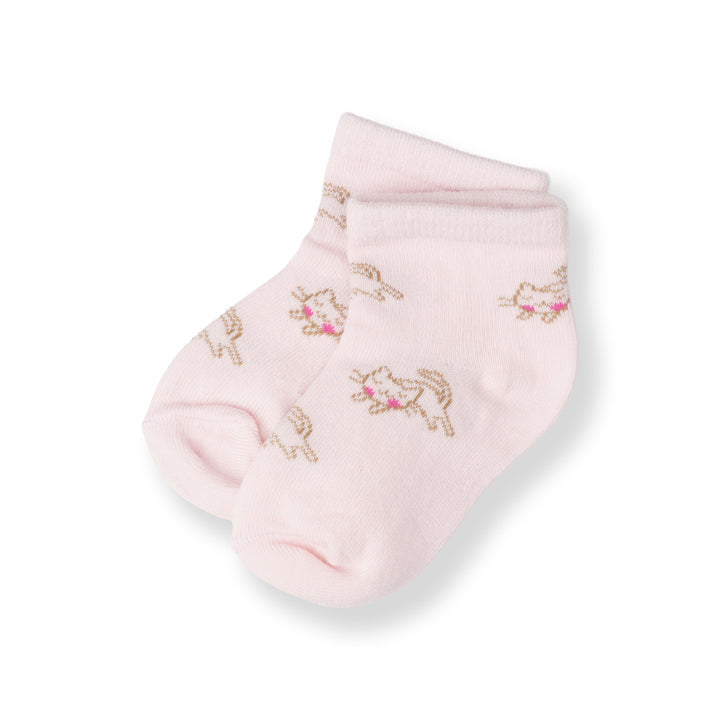 Poney Baby Girls Pink Socks 2127AB