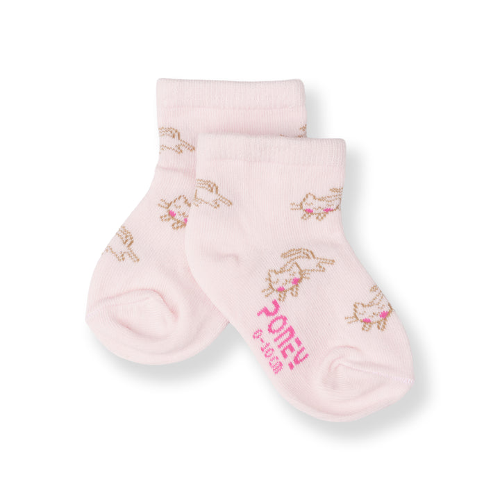 Poney Baby Girls Pink Socks 2127AB