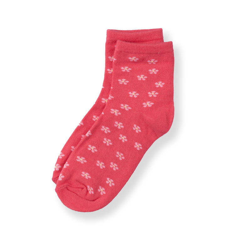 [NEW] Poney Girls Fuchsia Flower Socks 2134