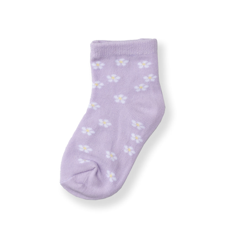 [NEW] Poney Girls Light Purple Blossom Socks 2135