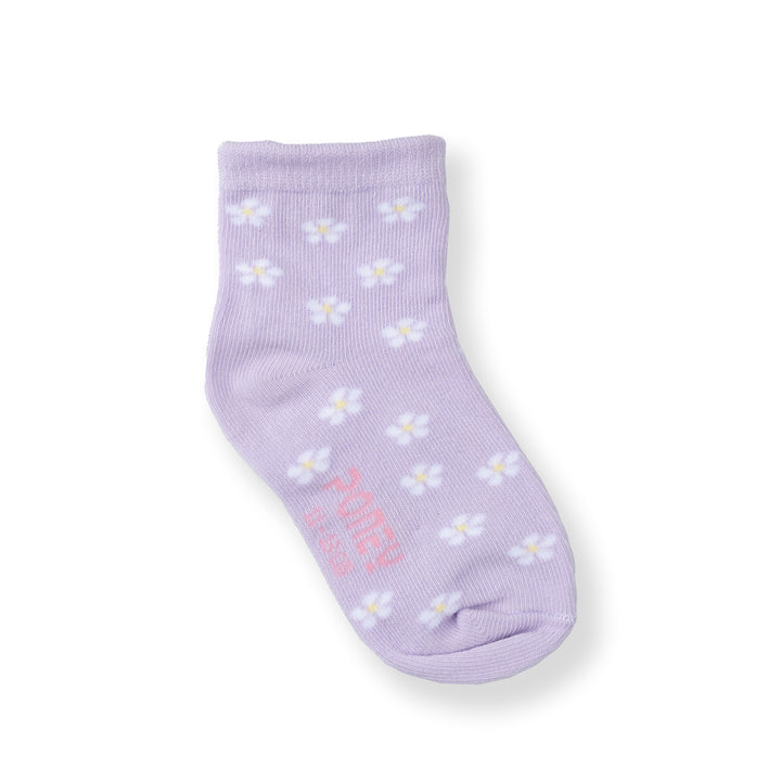 [NEW] Poney Girls Light Purple Blossom Socks 2135