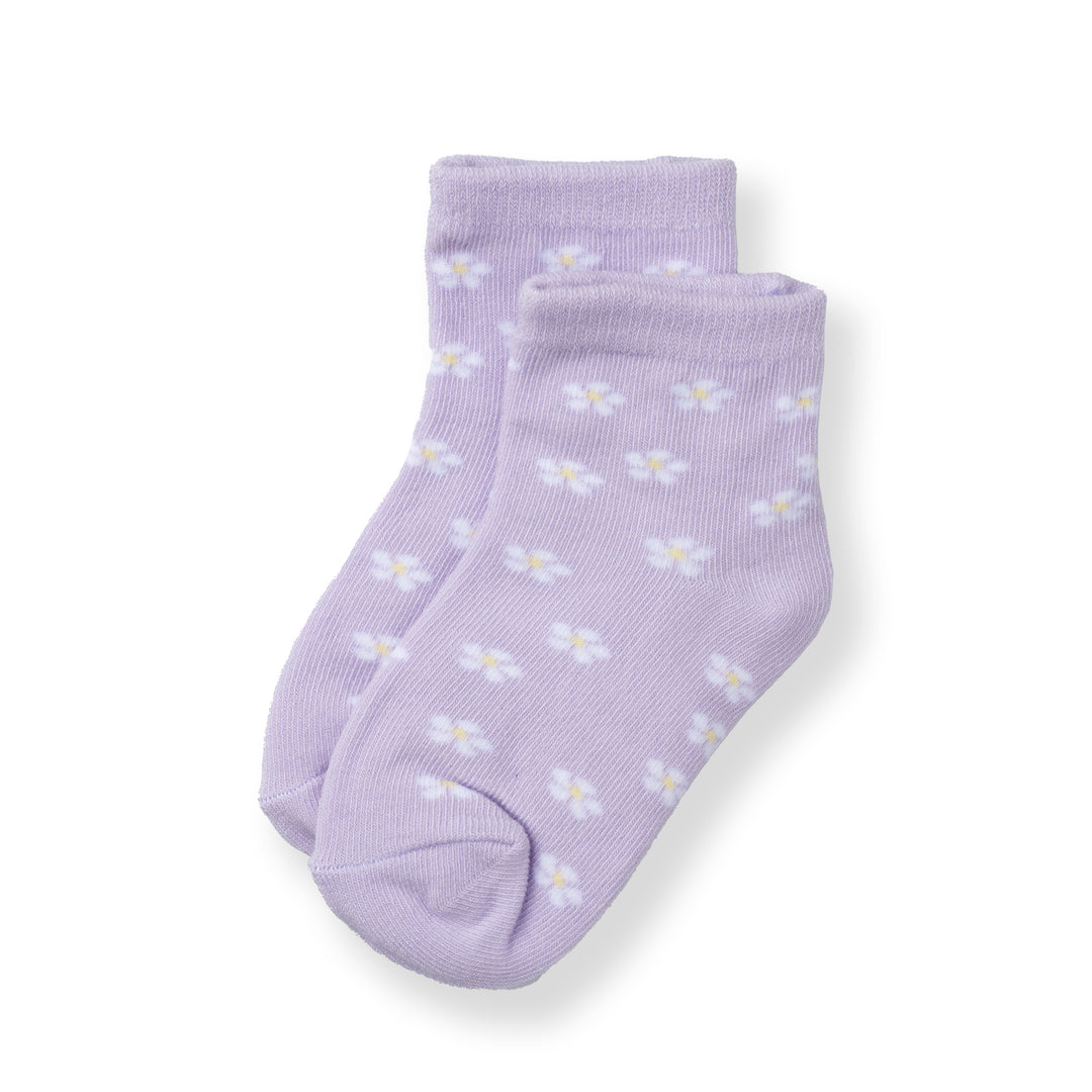 [NEW] Poney Girls Light Purple Blossom Socks 2135