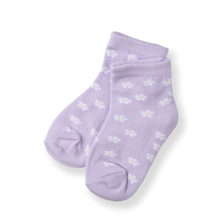 [NEW] Poney Girls Light Purple Blossom Socks 2135