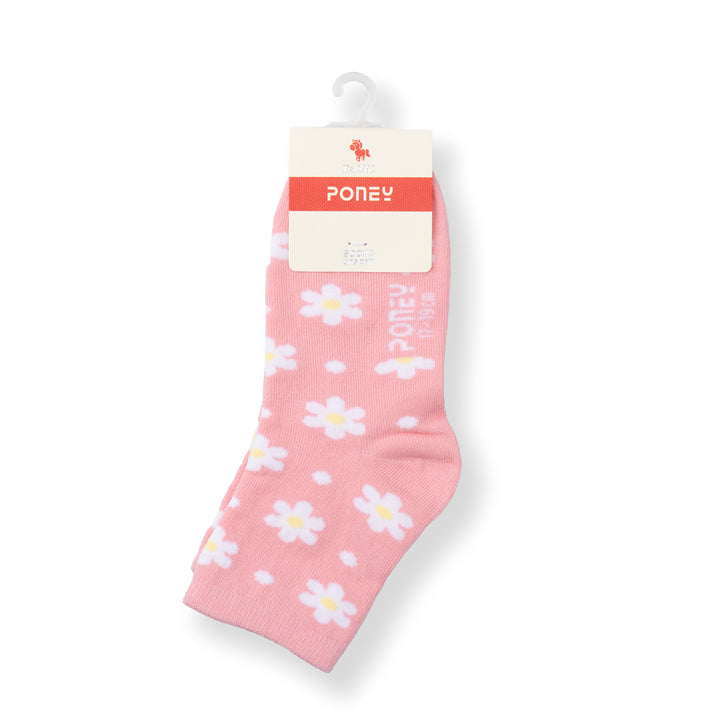 [NEW] Poney Girls Pink Blossom Socks 2136