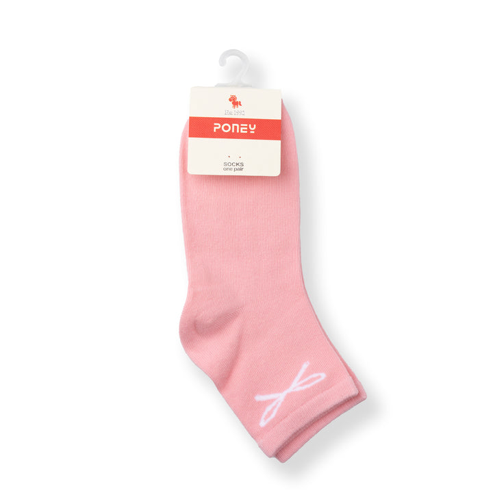 [NEW] Poney Girls Pink Bow Socks 2139