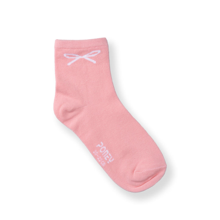 [NEW] Poney Girls Pink Bow Socks 2139