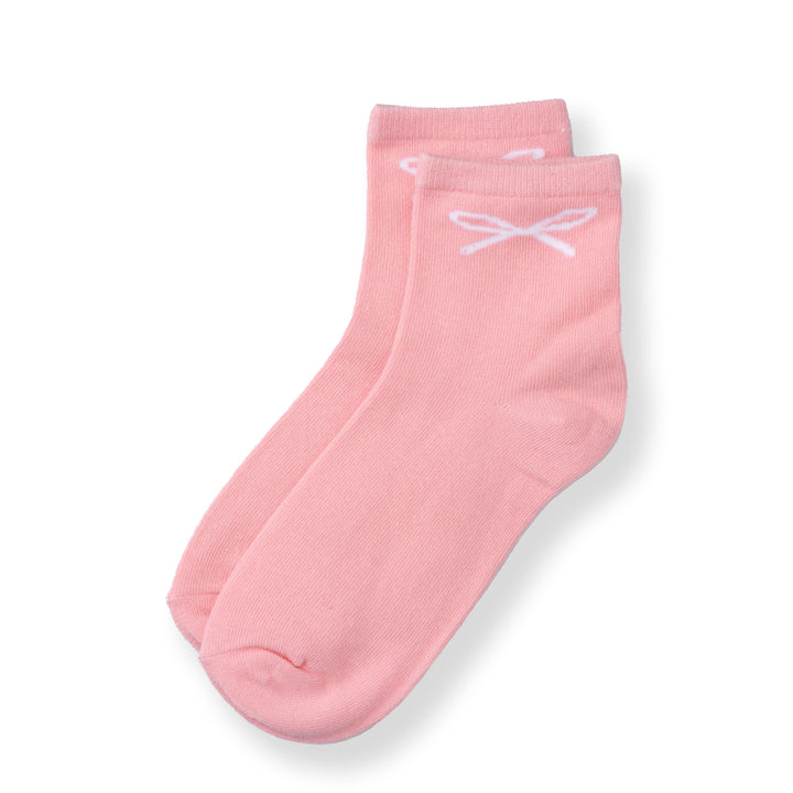 [NEW] Poney Girls Pink Bow Socks 2139