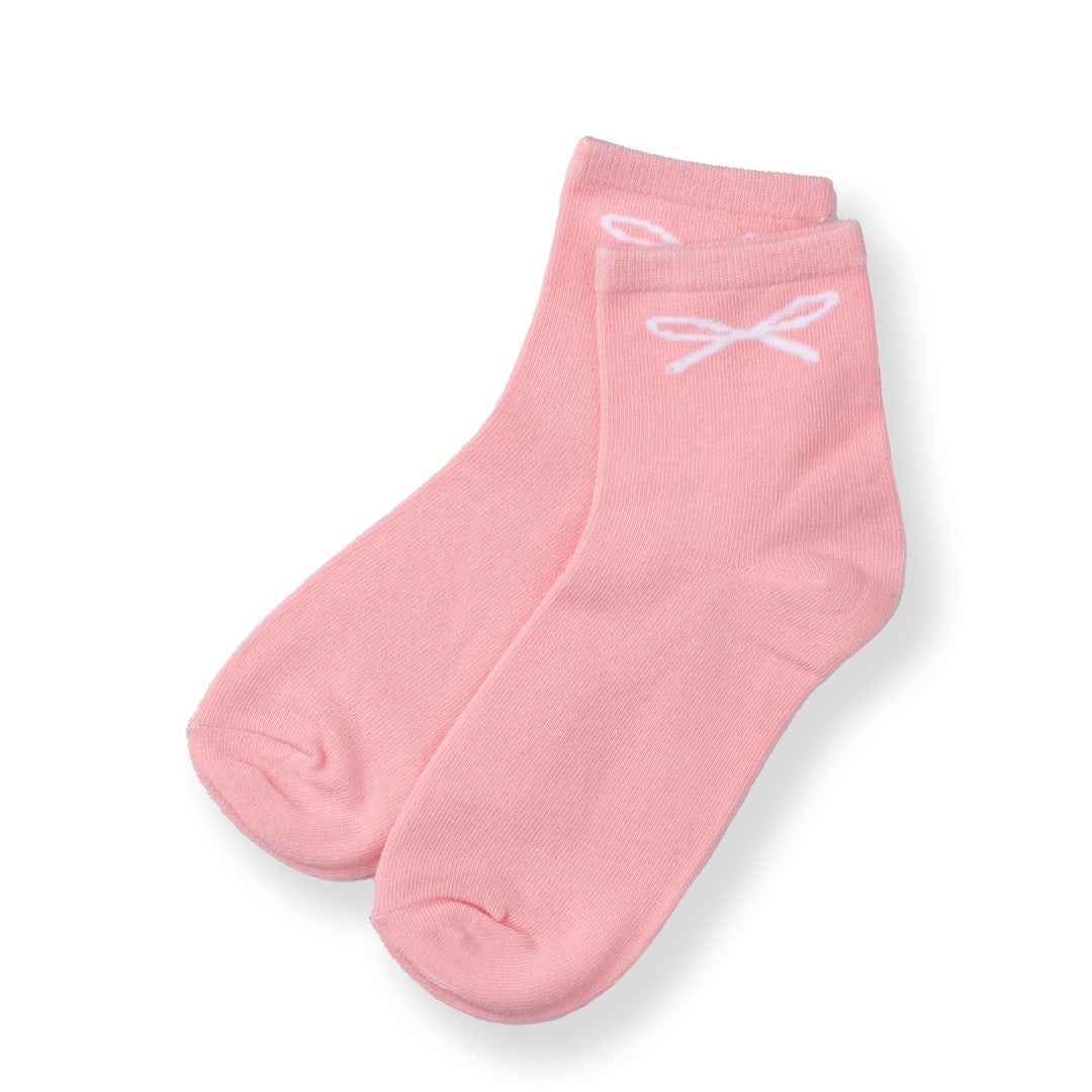 [NEW] Poney Girls Pink Bow Socks 2139