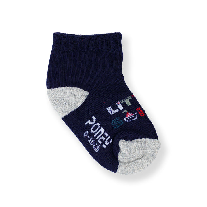 Poney Baby Boy Navy Socks 2140AB