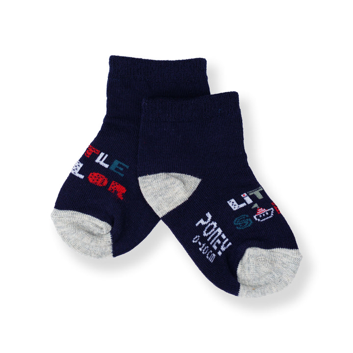 Poney Baby Boy Navy Socks 2140AB