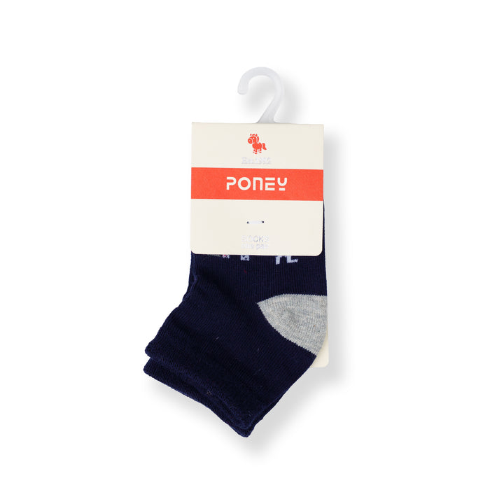 Poney Baby Boy Navy Socks 2140AB